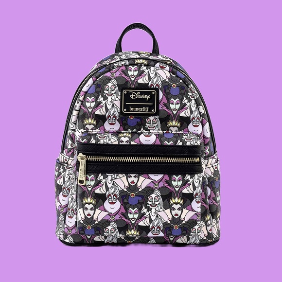 Loungefly Bags Loungefly Disney Villains All Over Print Mini